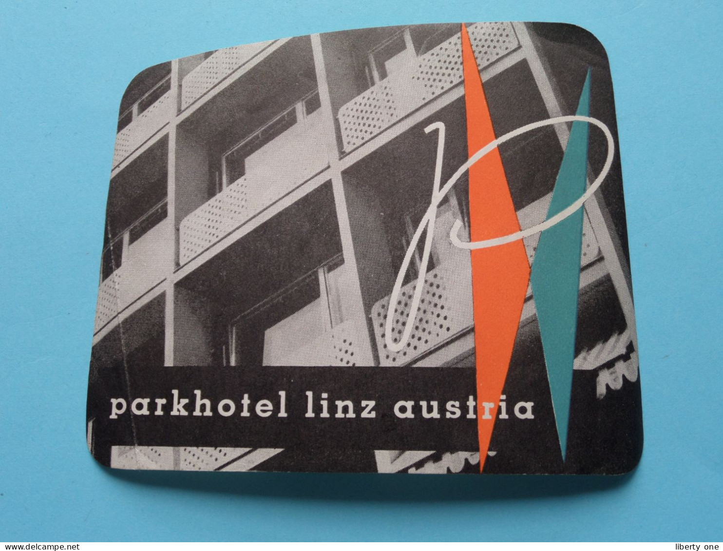 Parkhotel LINZ Austria ( See / Voir Scans ) +/- 11 X 9 Cm. ! - Etiquettes D'hotels