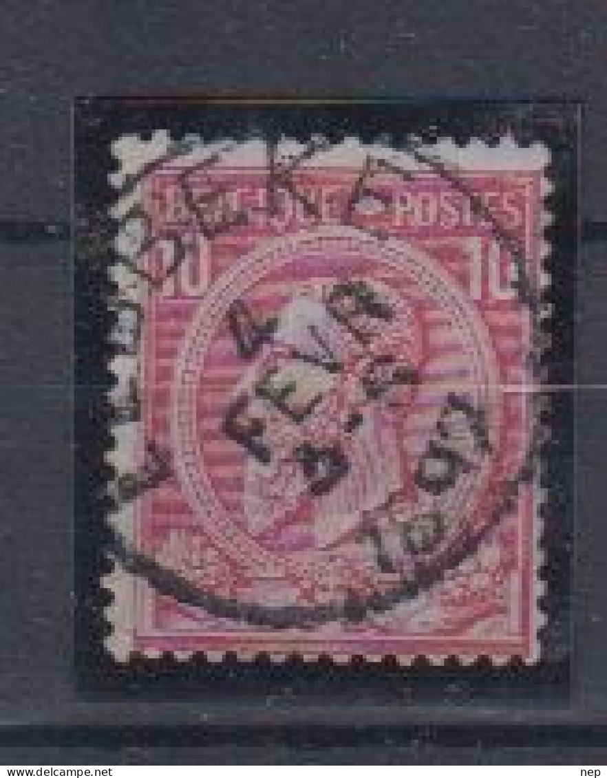 BELGIË - OBP - 1884/91 - Nr 46 T0 (LEBBEKE) - Coba + 8.00 € - 1884-1891 Léopold II