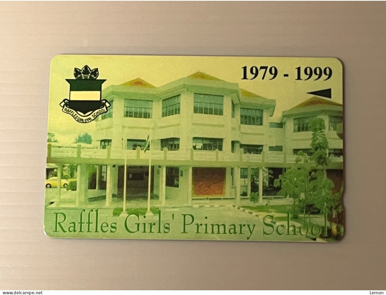 Mint Singapore Telecom Singtel GPT Phonecard, Raffles Girls’ Primary School 1979-1999, Set Of 1 Mint Card - Singapore