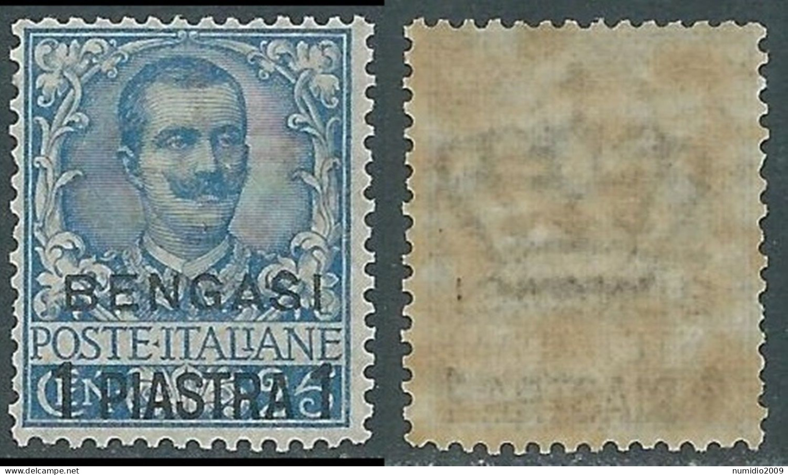 1901 LEVANTE BENGASI 1 PI SU 25 CENT MNH ** - RF11 - Bureaux D'Europe & D'Asie