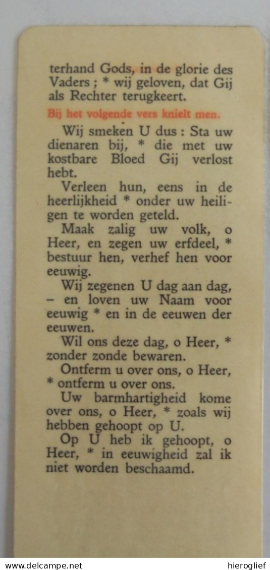 2 Bladwijzers Met Gebedsteksten / Jaren 1950 / Godsdienst Religie Devotie Bijbel - Bookmarks