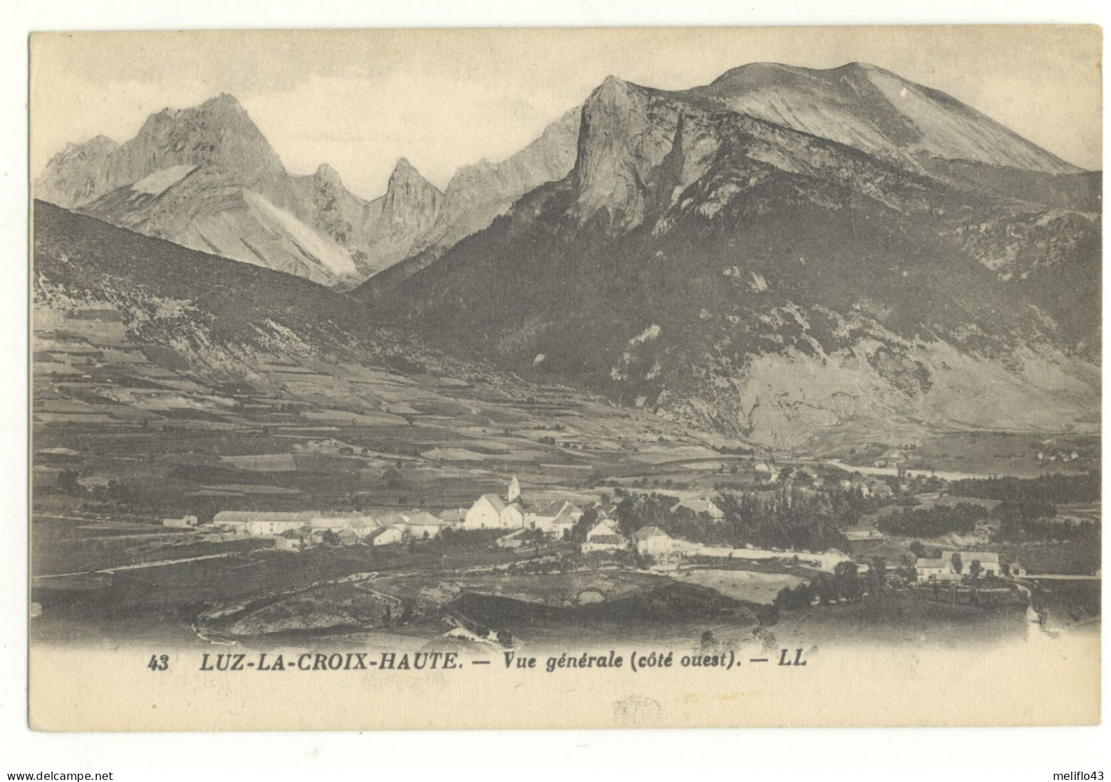 65/ CPA - Luz La Croix Haute - Vue Générale - Luz Saint Sauveur