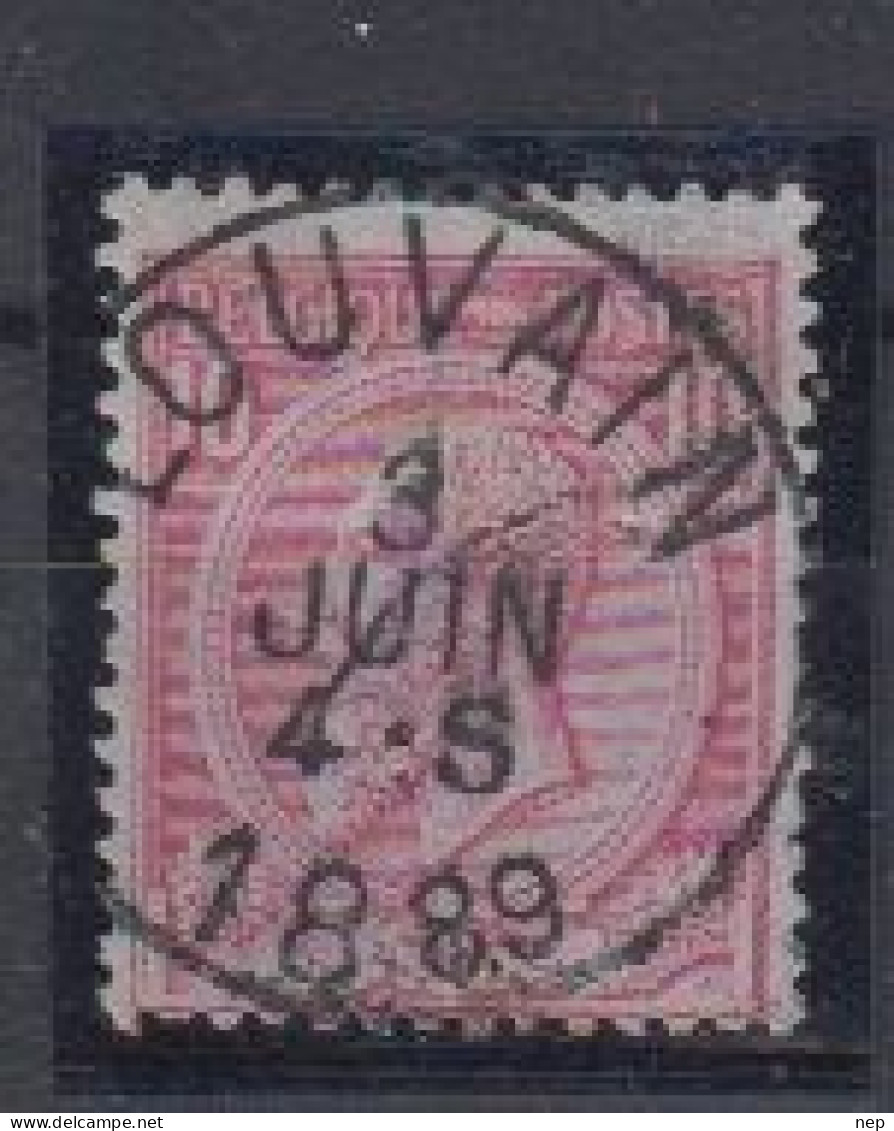 BELGIË - OBP - 1884/91 - Nr 46 T0 (LOUVAIN) - Coba + 1.00 € - 1884-1891 Léopold II