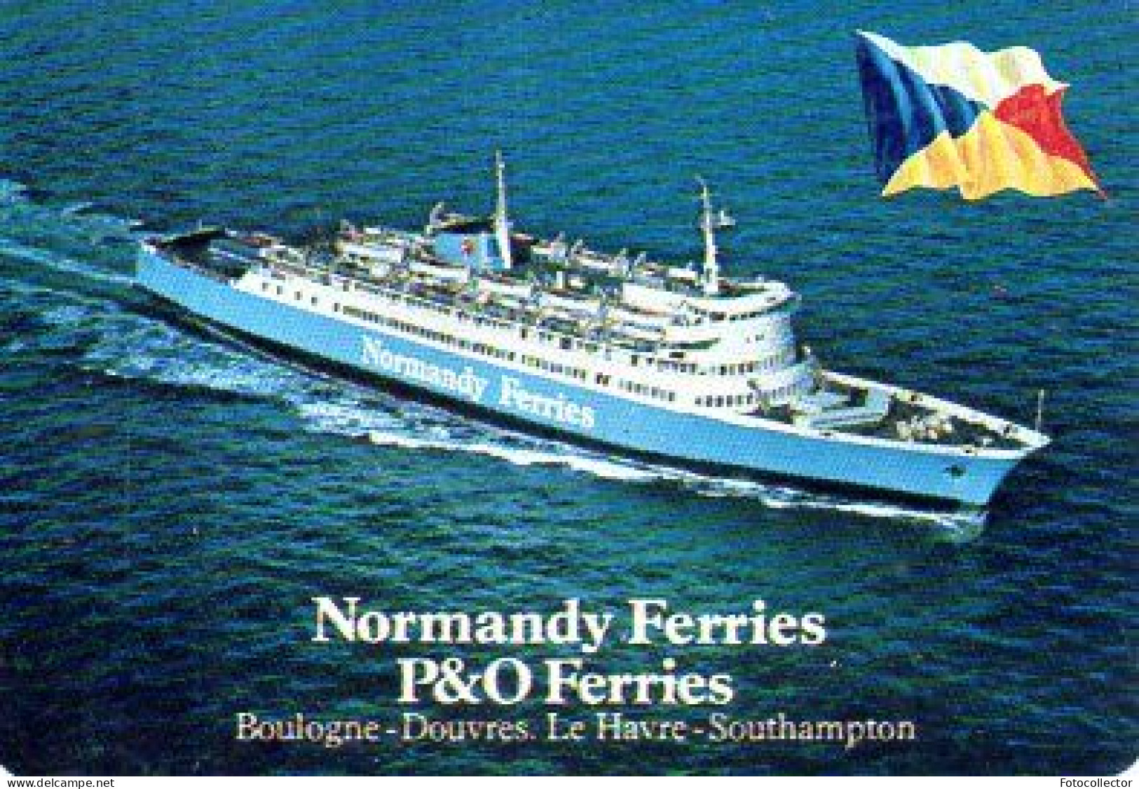 Horaires De Départ 1980 Normandy Ferries P&O Ferries Boulogne - Douvres - Le Havre - Southampton - Europe