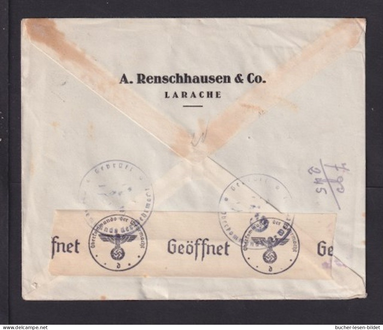 1941 - Luftpostbrief Ab LARACHE Nach Berlin - Zensur - Spanish Morocco