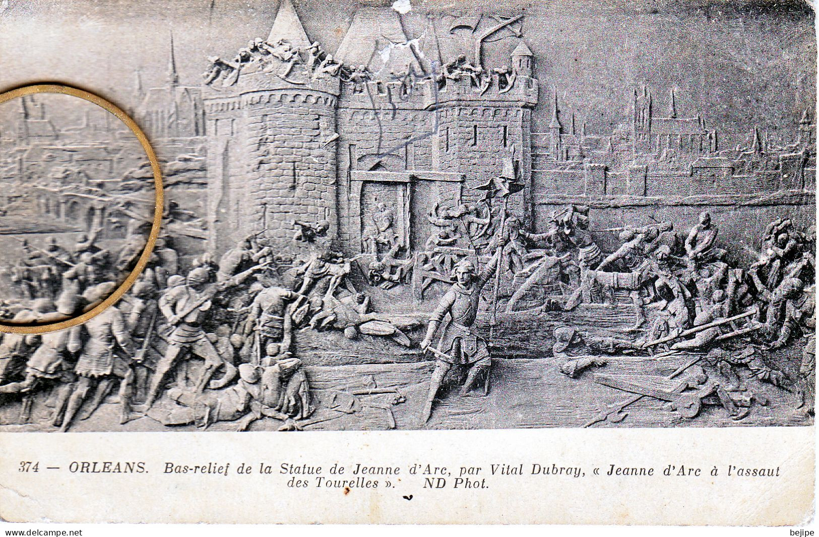45 Loiret ORLEANS Bas Relief De La Statue De Jeanne D'Arc à L'assaut Des Tourelles - Orleans