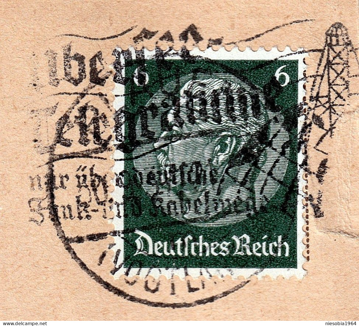 Nazi Germany H.Schmidt & Co.Cigar Factory, Heurenmann & Franke Hauf-Kaffe BREMEN Seal Plauen 30.09.1937 - Cartes Postales
