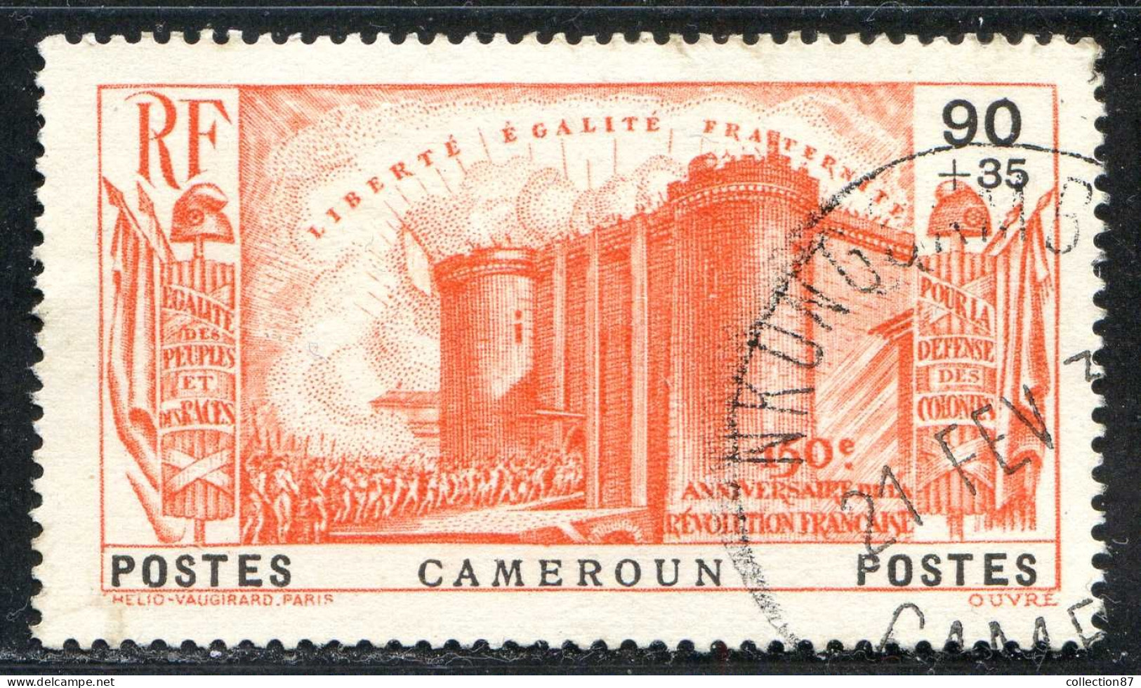 REF090 > CAMEROUN < Yv N° 194 Ø Cachet Nkongsamba < Oblitéré - Used Ø -- Cote 23 € - Used Stamps