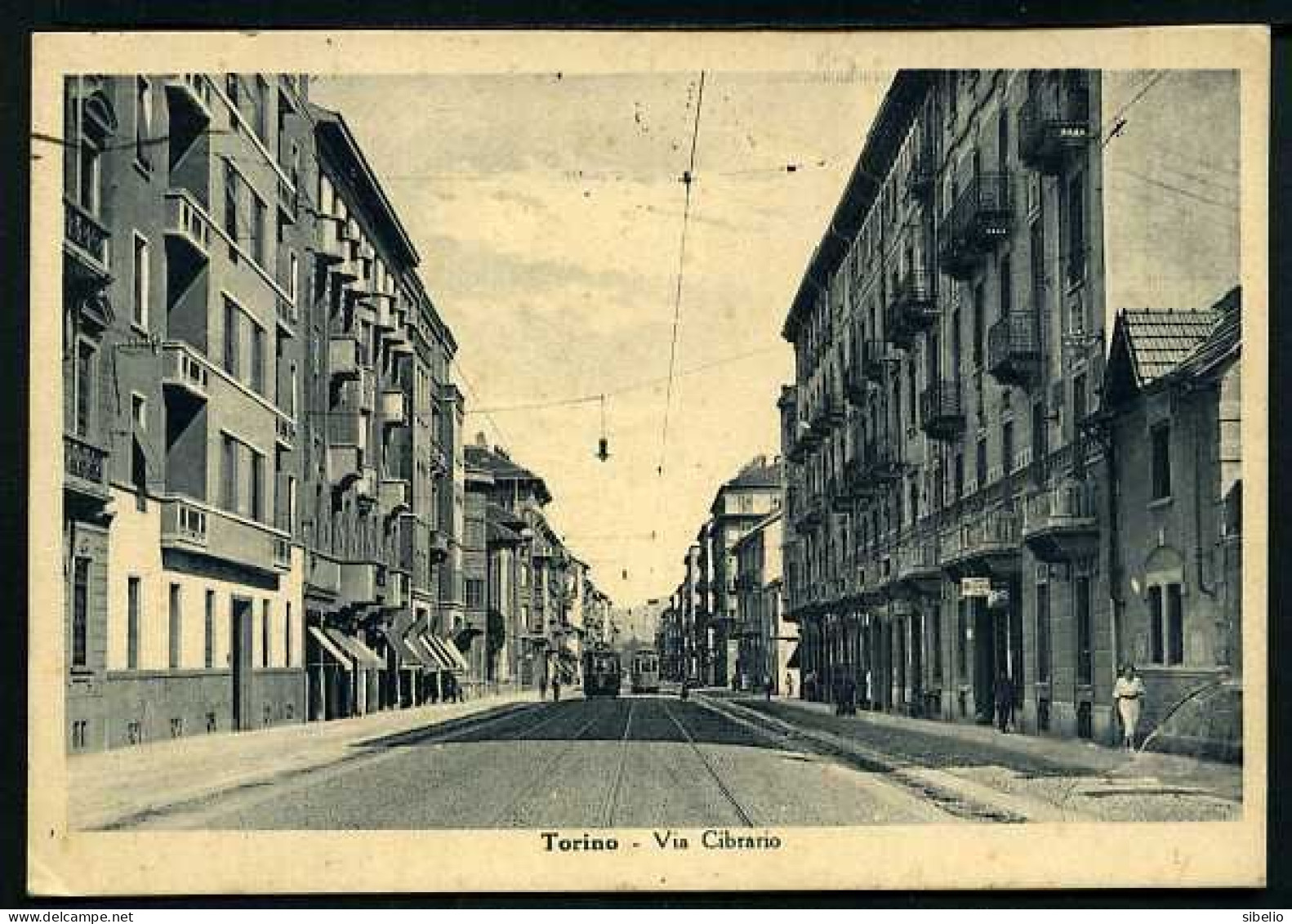 TORINO - Via Cibrario - Viaggiata 1940 - Rif. Fg055 - Other & Unclassified