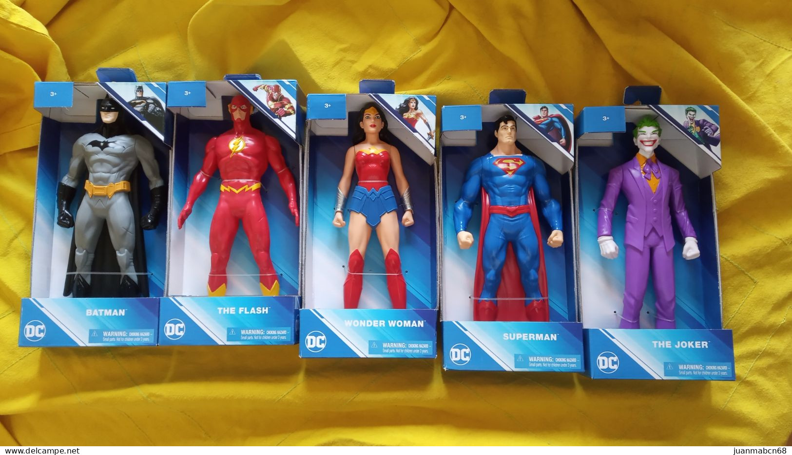 Lote 5 Superheroes DC , 24cm (batman, Flash, Wonder Woman, Superman Y Joker) - Batman