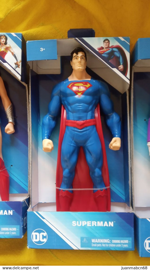 Lote 5 Superheroes DC , 24cm (batman, Flash, Wonder Woman, Superman Y Joker) - Batman