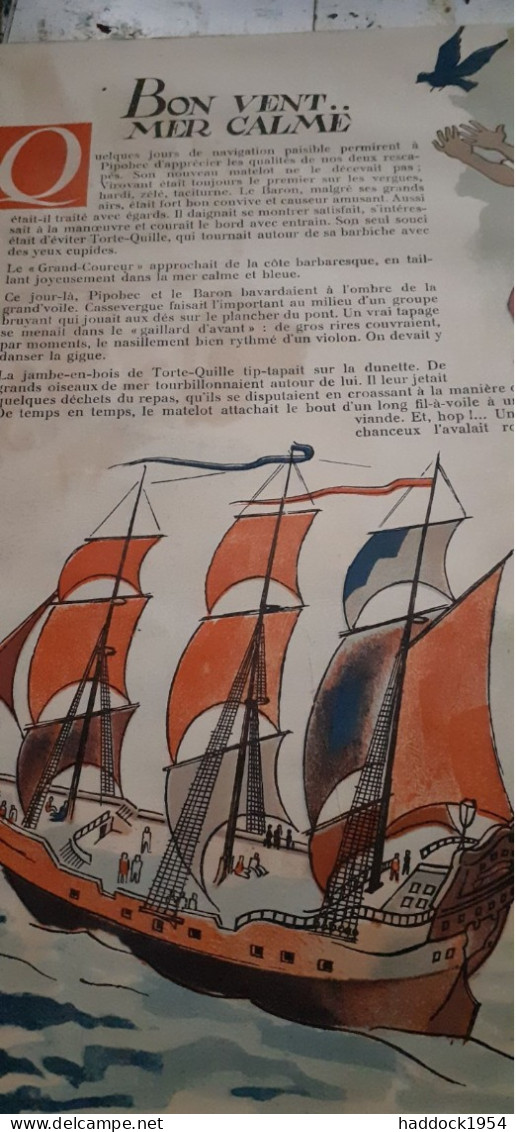 JEAN VIROVANT Corsaire Contre Les Barbaresques NOE PERNY édition Barbe 1943 - Sonstige & Ohne Zuordnung