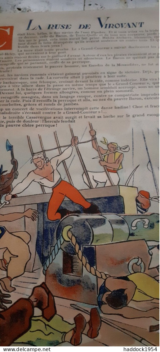 JEAN VIROVANT corsaire contre les barbaresques NOE PERNY édition barbe 1943
