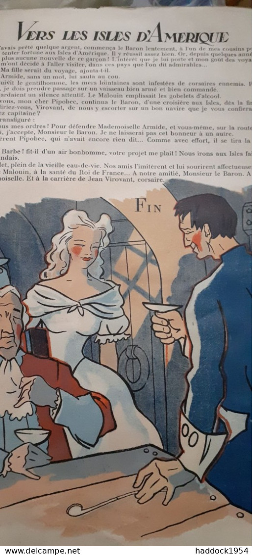 JEAN VIROVANT corsaire contre les barbaresques NOE PERNY édition barbe 1943