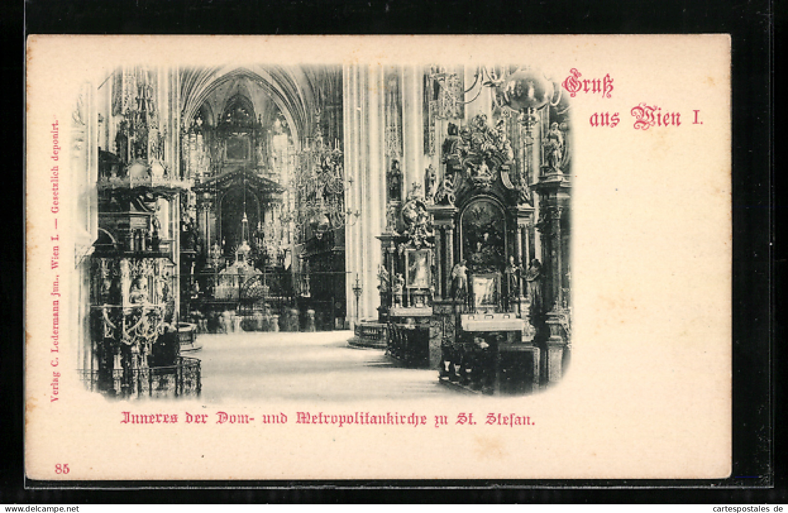 AK Wien, Inneres Der Dom- Und Metropolitankirche Zu St. Stefan  - Other & Unclassified