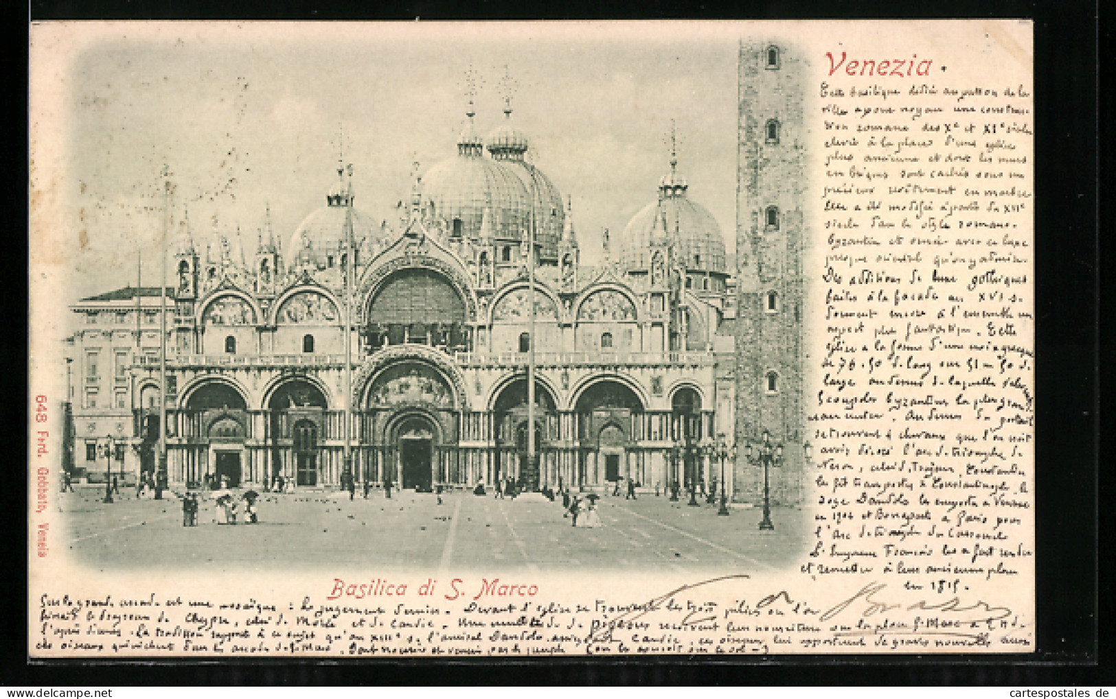 AK Venezia, Basilica Di S. Marco  - Autres & Non Classés