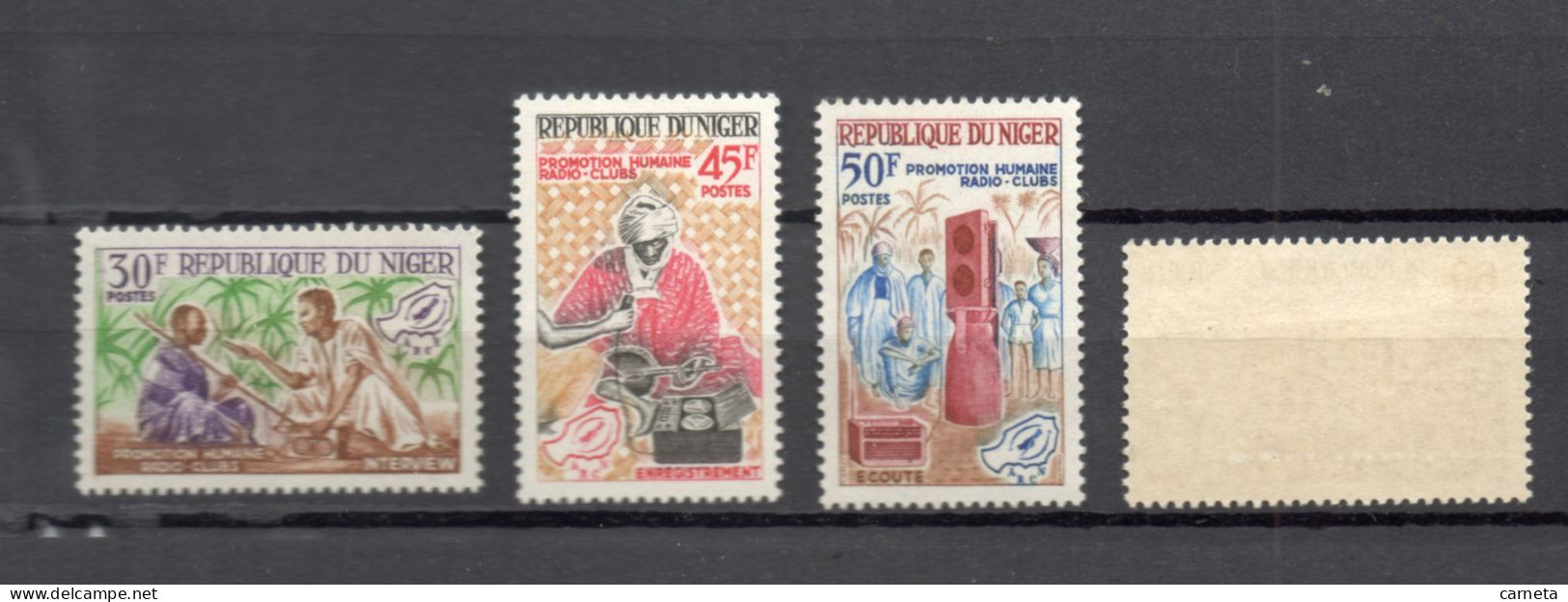 NIGER N° 169 à 172   NEUFS SANS CHARNIERE  COTE 4.00€    PROMOTION HUMAINE  VOIR DESCRIPTION - Niger (1960-...)