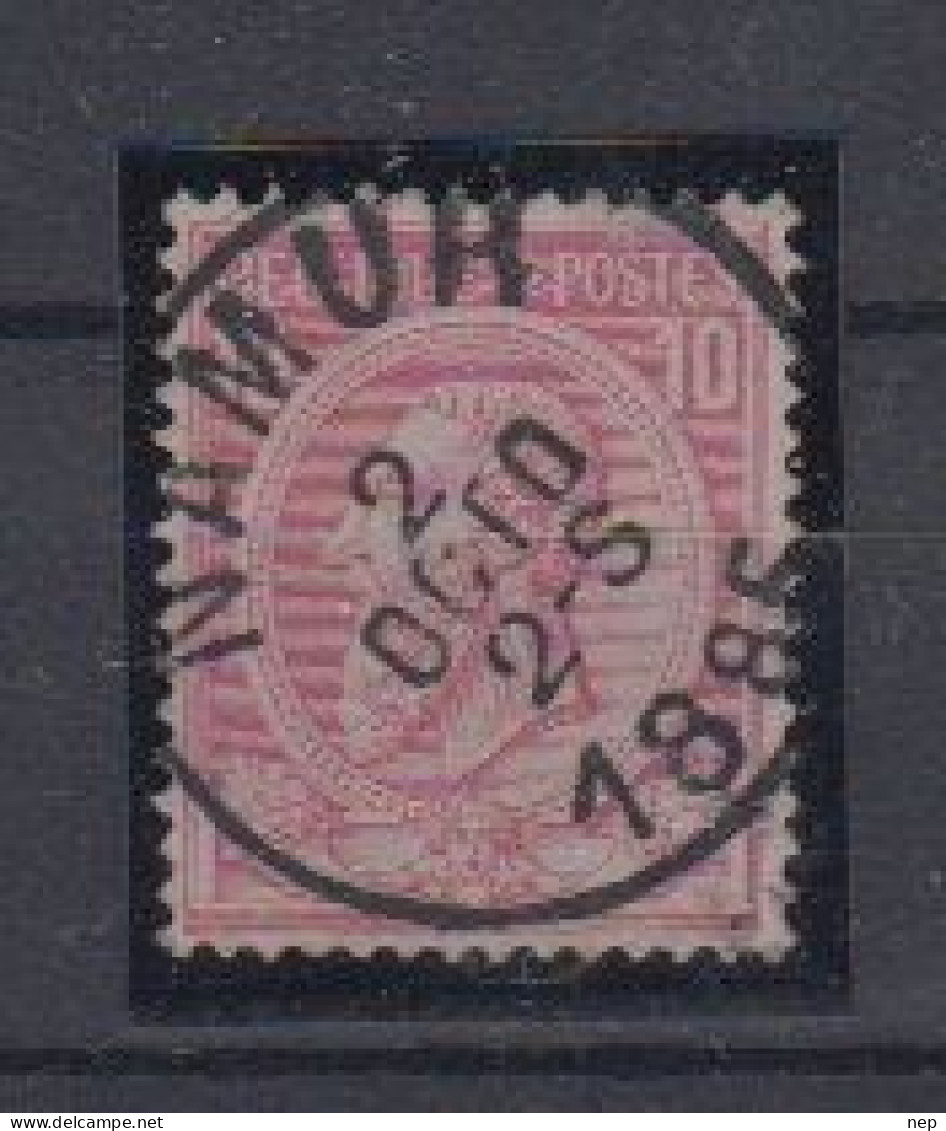 BELGIË - OBP - 1884/91 - Nr 46 T0 (NAMUR) - Coba + 2.00 € - 1884-1891 Léopold II