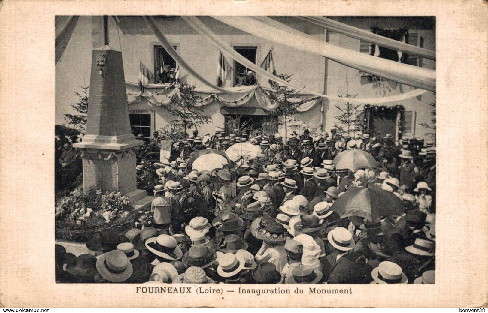 K1905 - FOURNEAUX - D42 - Inauguration Du Monument - Autres & Non Classés