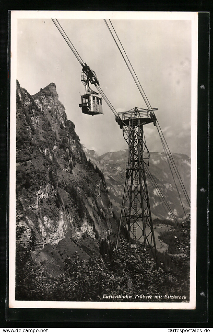 AK Trübsee, Luftseilbahn Mit Bitzistock  - Seilbahnen