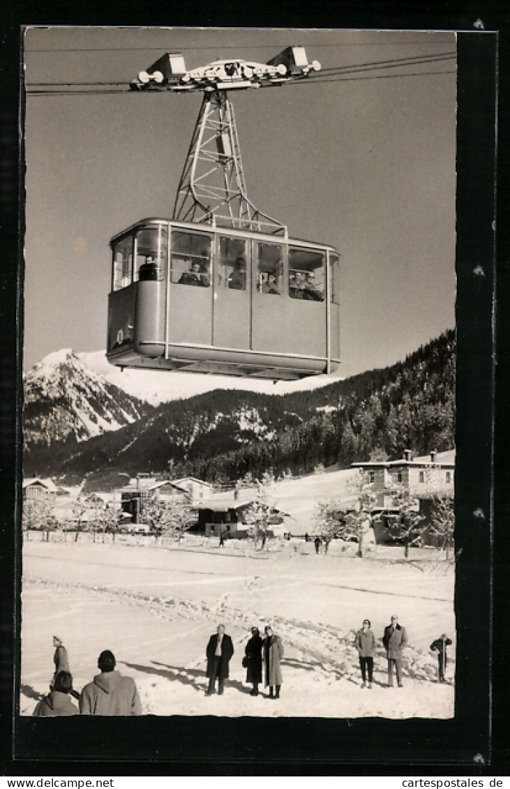 AK Davos, Bräma-Büel-Bahn Im Schnee  - Funiculares