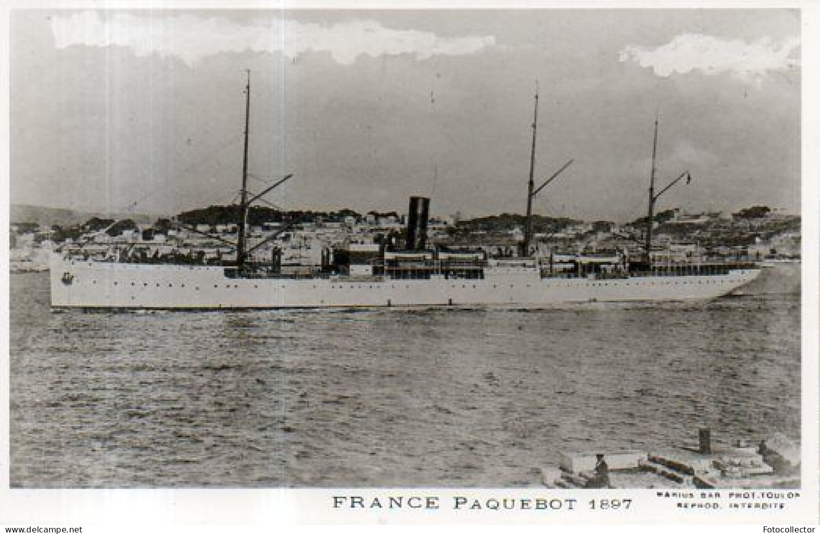Paquebot France Version 1897 - Passagiersschepen