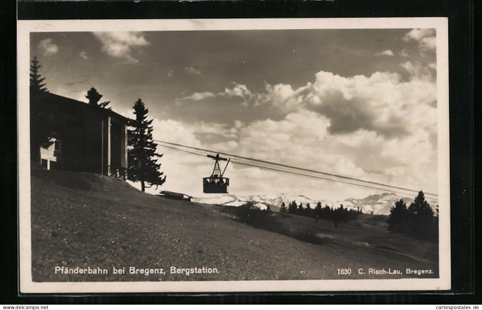 AK Bregenz, Bergstation Der Pfänderbahn  - Funicular Railway