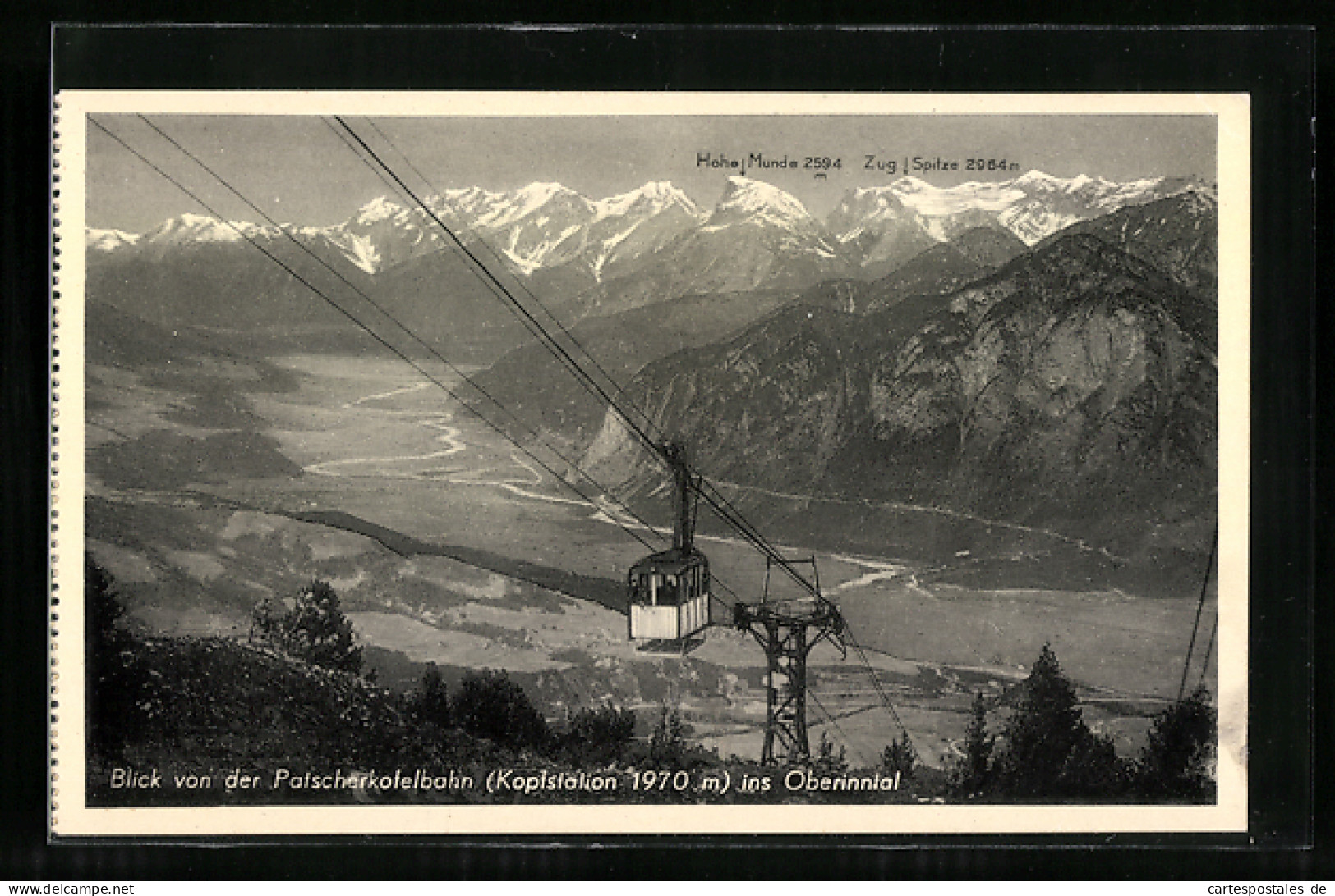 AK Patscherkofelbahn, Blick Zur Seilbahn  - Funiculares