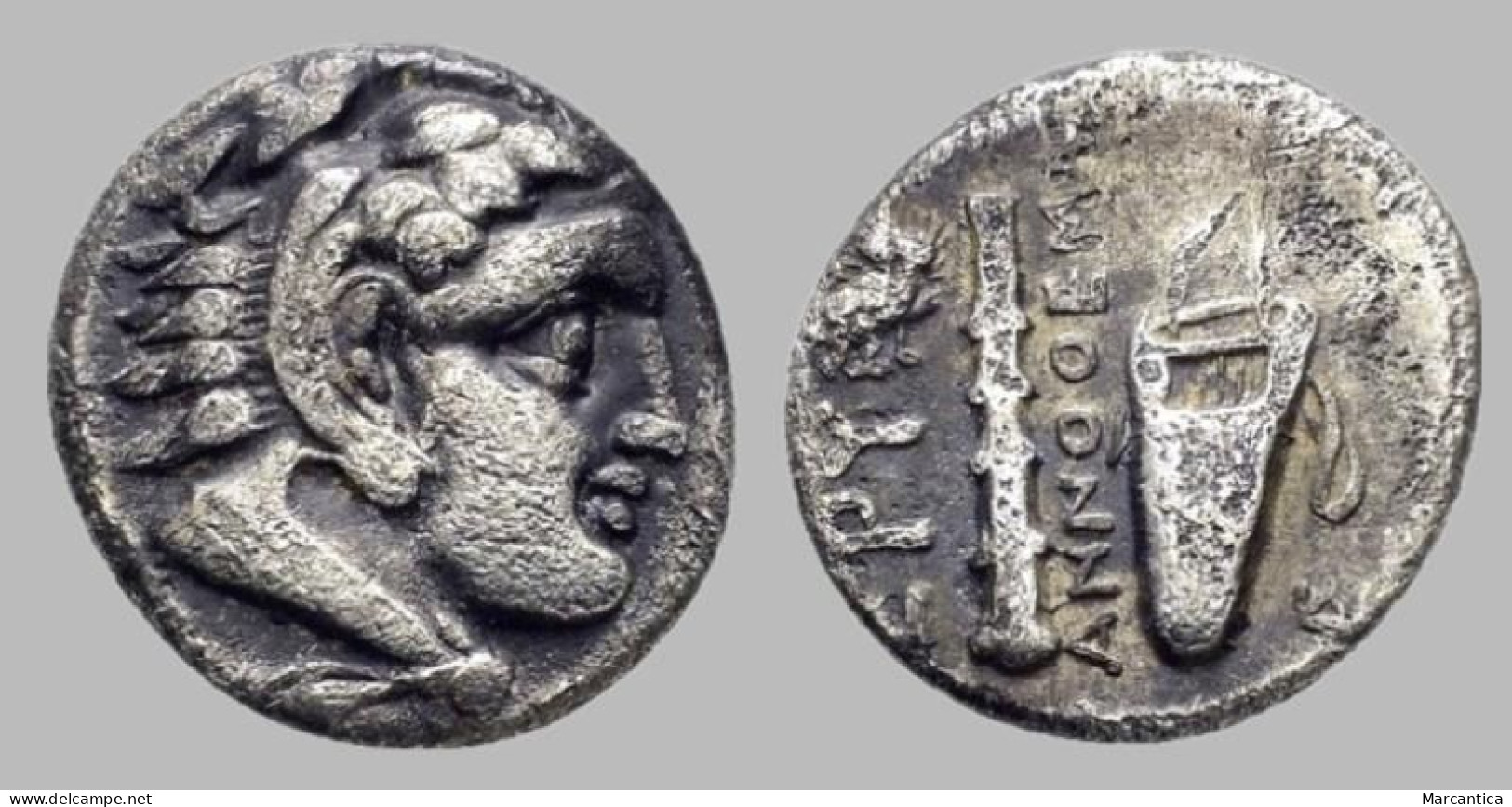 IONIA, Erythrai. Circa 330-300 BC. AR Drachm. Phannothemis, Magistrate. - Grecques
