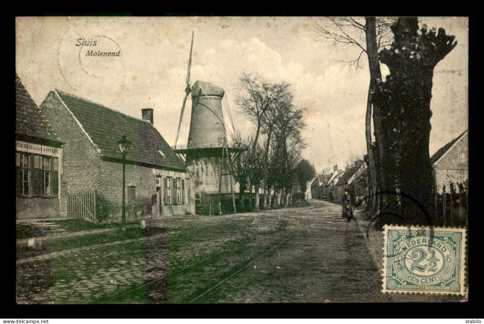 PAYS-BAS - SLUIS - MOLEN - MOULIN A VENT - Sluis