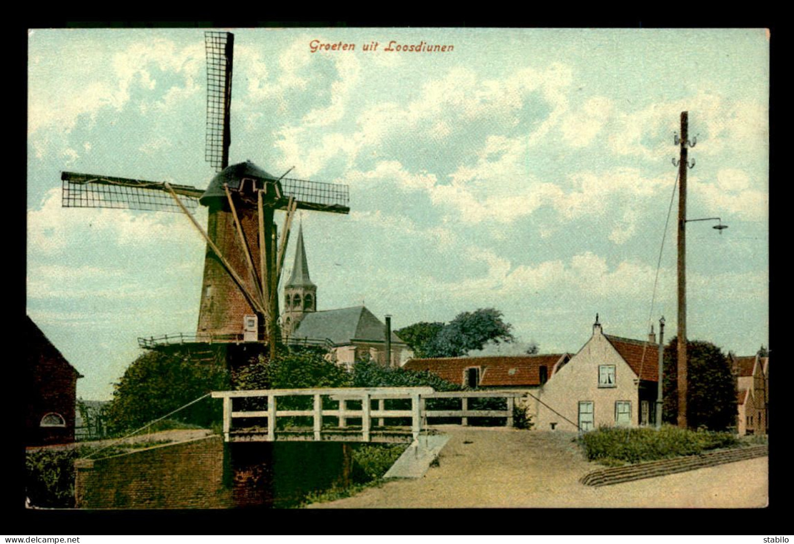 PAYS-BAS - LOOSDIUNEN - MOLEN - MOULIN A VENT - Other & Unclassified