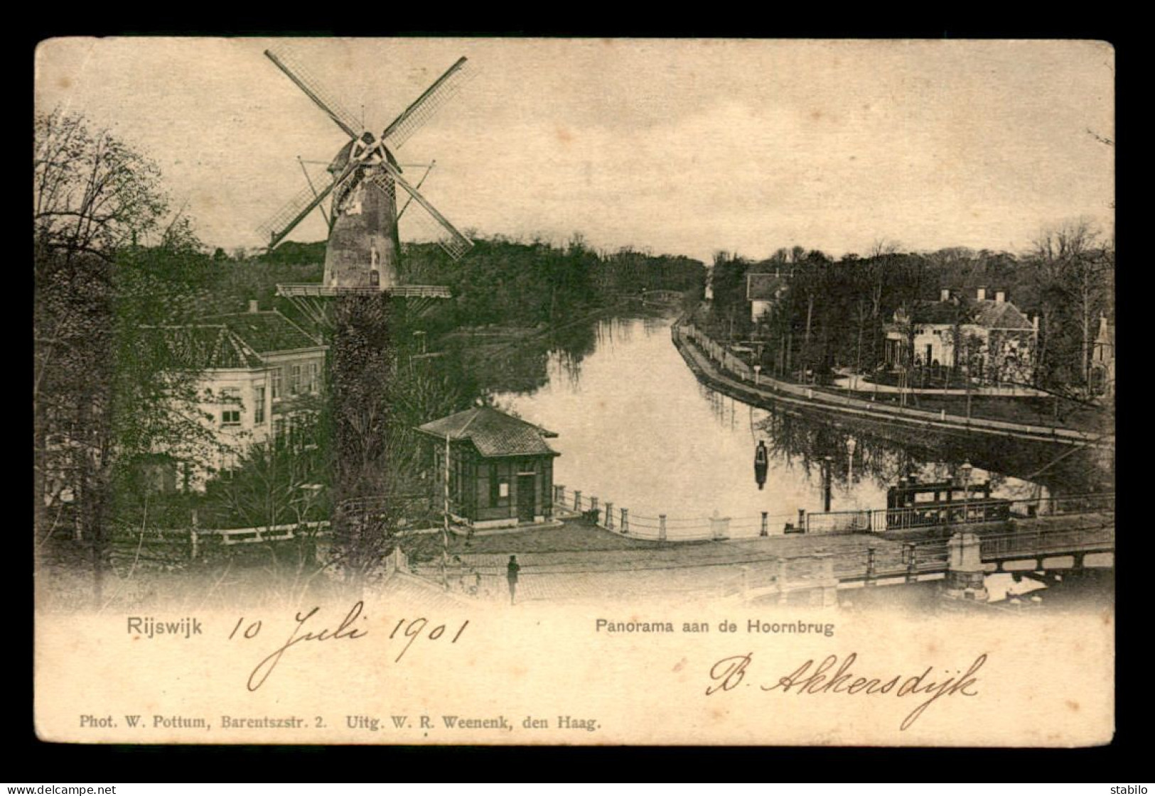 PAYS-BAS - RIJSWIJK - PANORAMA AAN DE HOORNBRUG - MOLEN - MOULIN A VENT - Andere & Zonder Classificatie