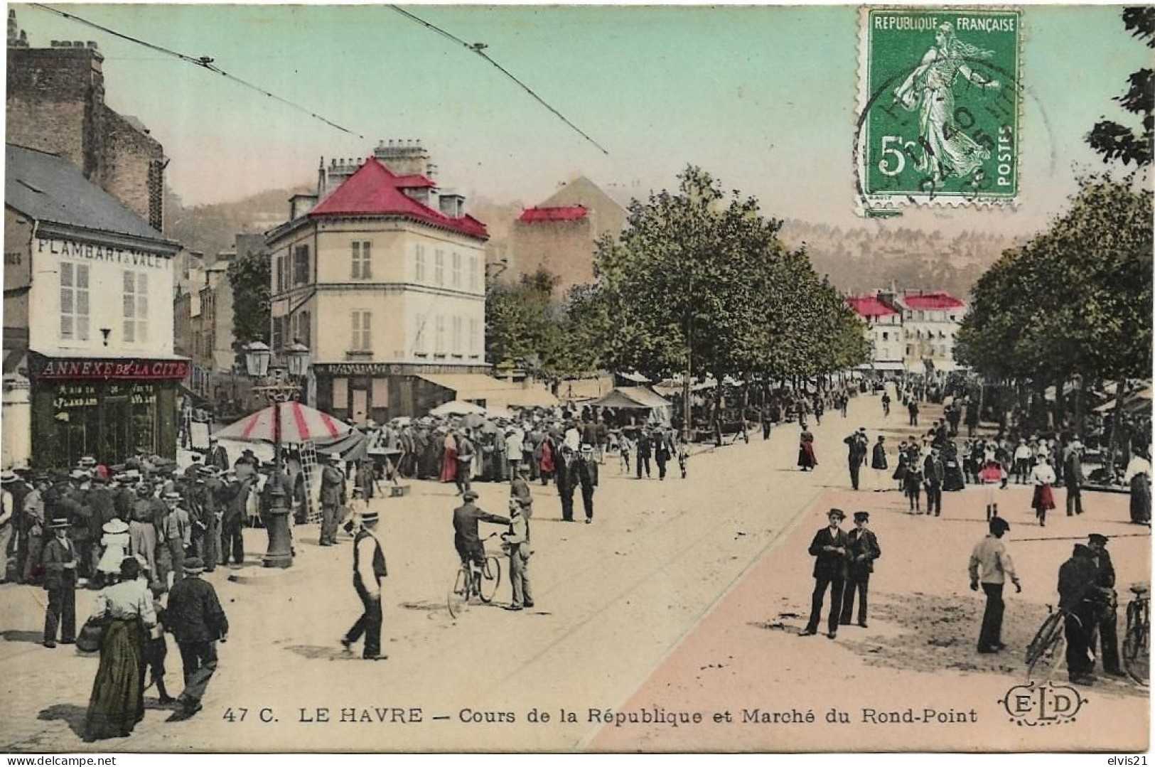 LE HAVRE Cours De La République Et Marché Du Rond Point - Unclassified