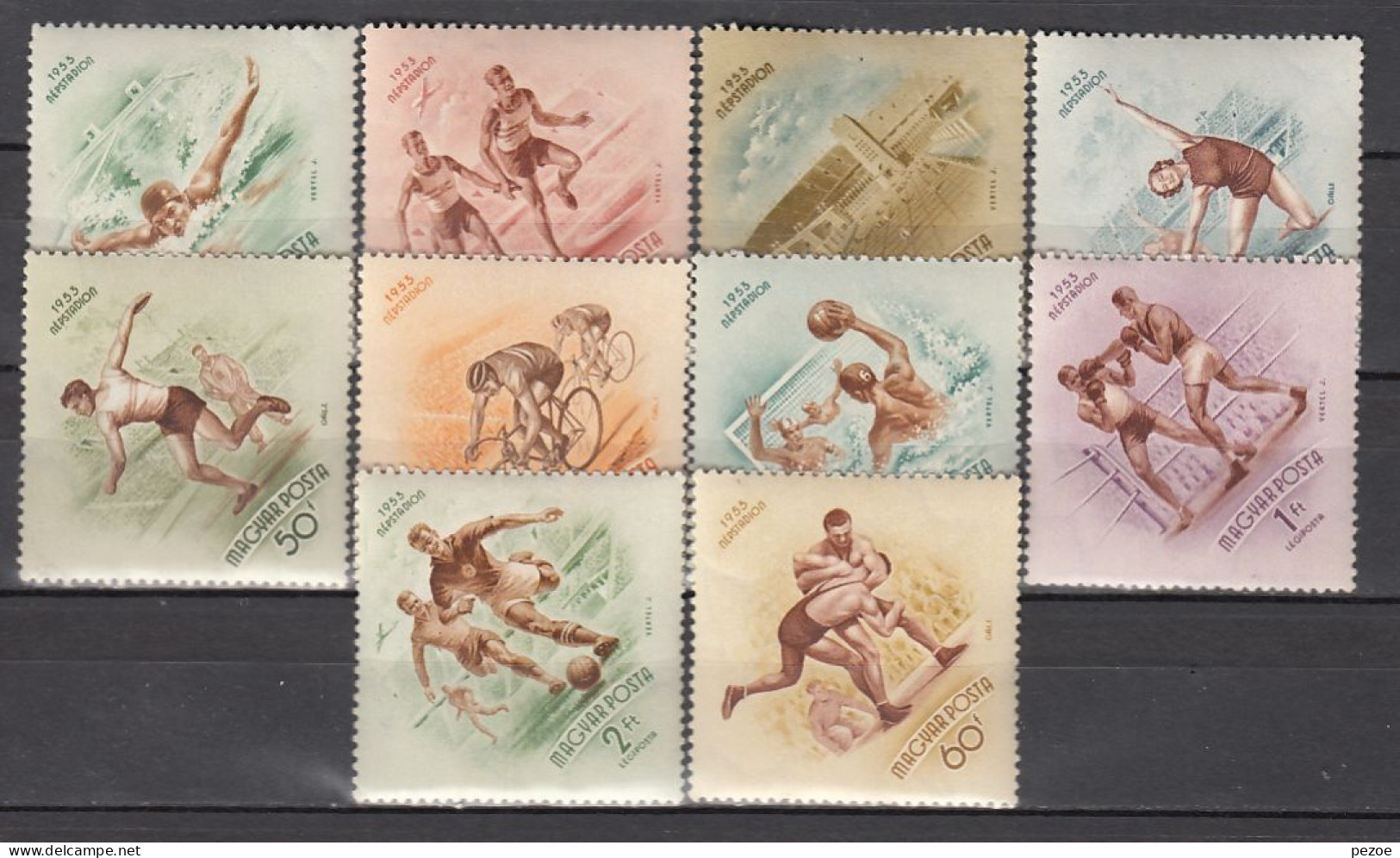 Ungarn / Hungary:  MiNr.1320/29 ** (Sport) - Autres & Non Classés