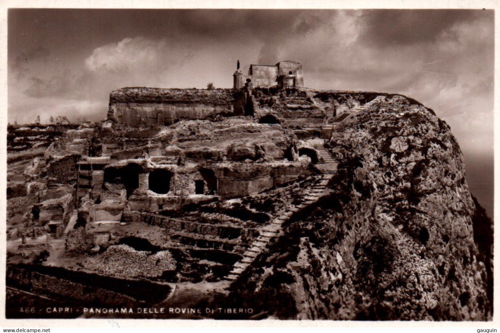 CPA - CAPRI - Panorama Delle Rovine Di Tiberio - Edition V.Carcavallo - Sonstige & Ohne Zuordnung