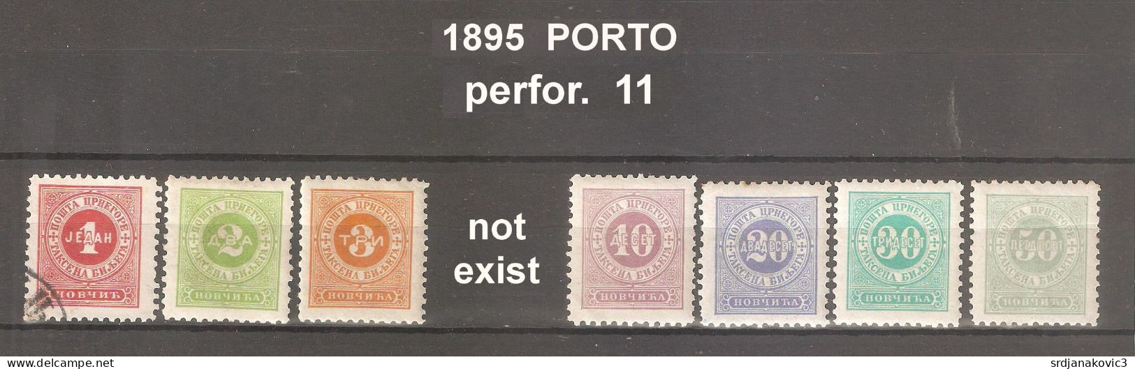 Montenegro, Complete Edition Porto 1895.in All Gears, Rare Offer. - Montenegro
