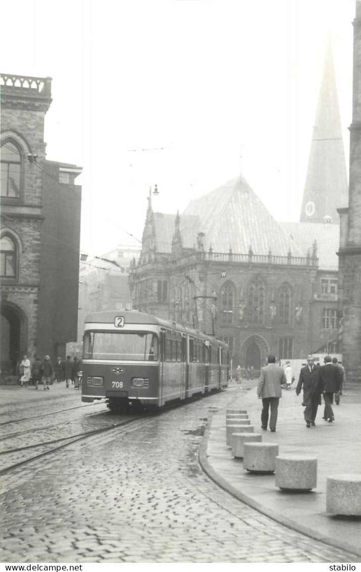 ALLEMAGNE - TRAMWAY - BREMEN - Eisenbahnen