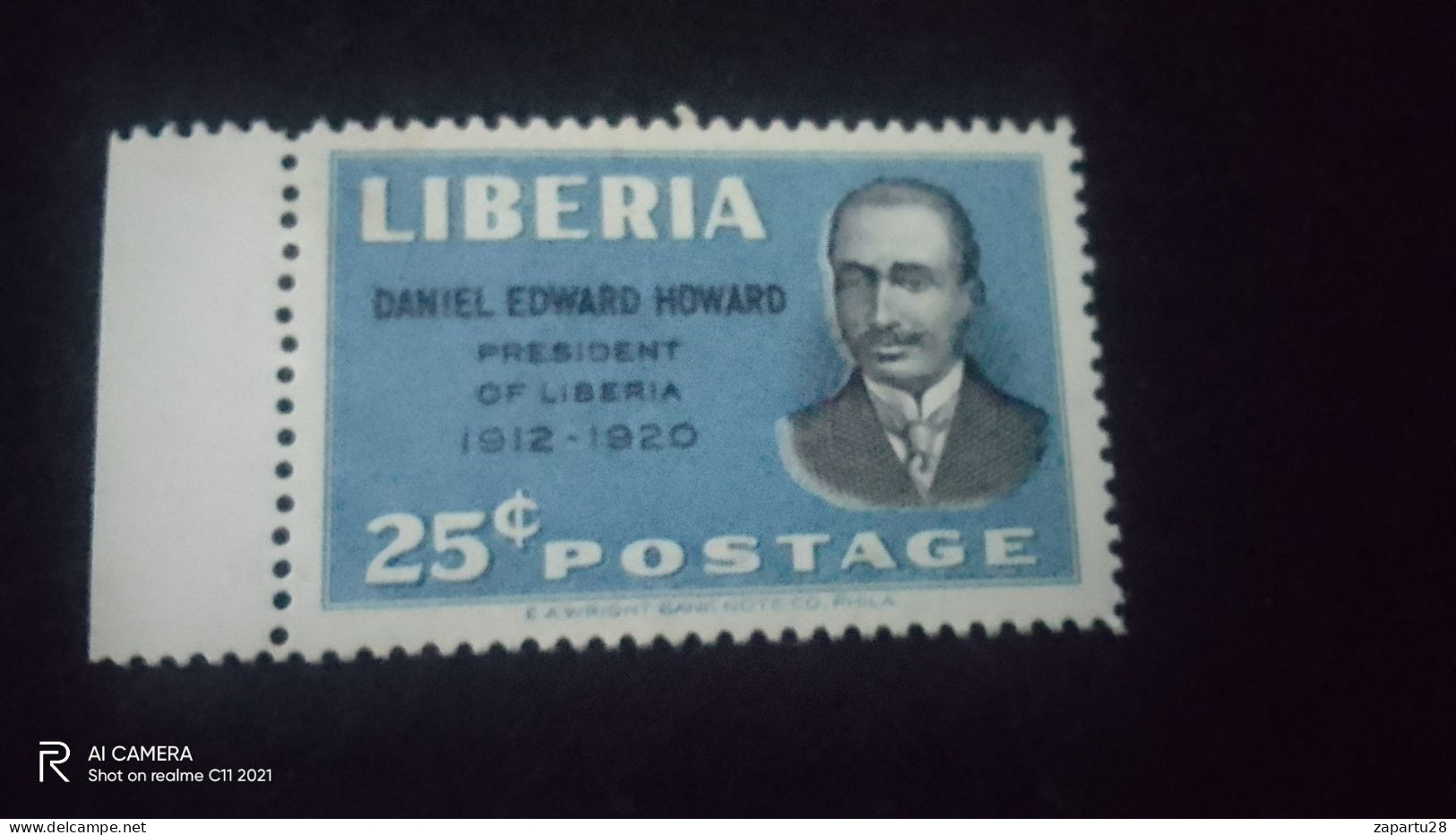 LİBERİA-1938           25C                     UNUSED - Liberia