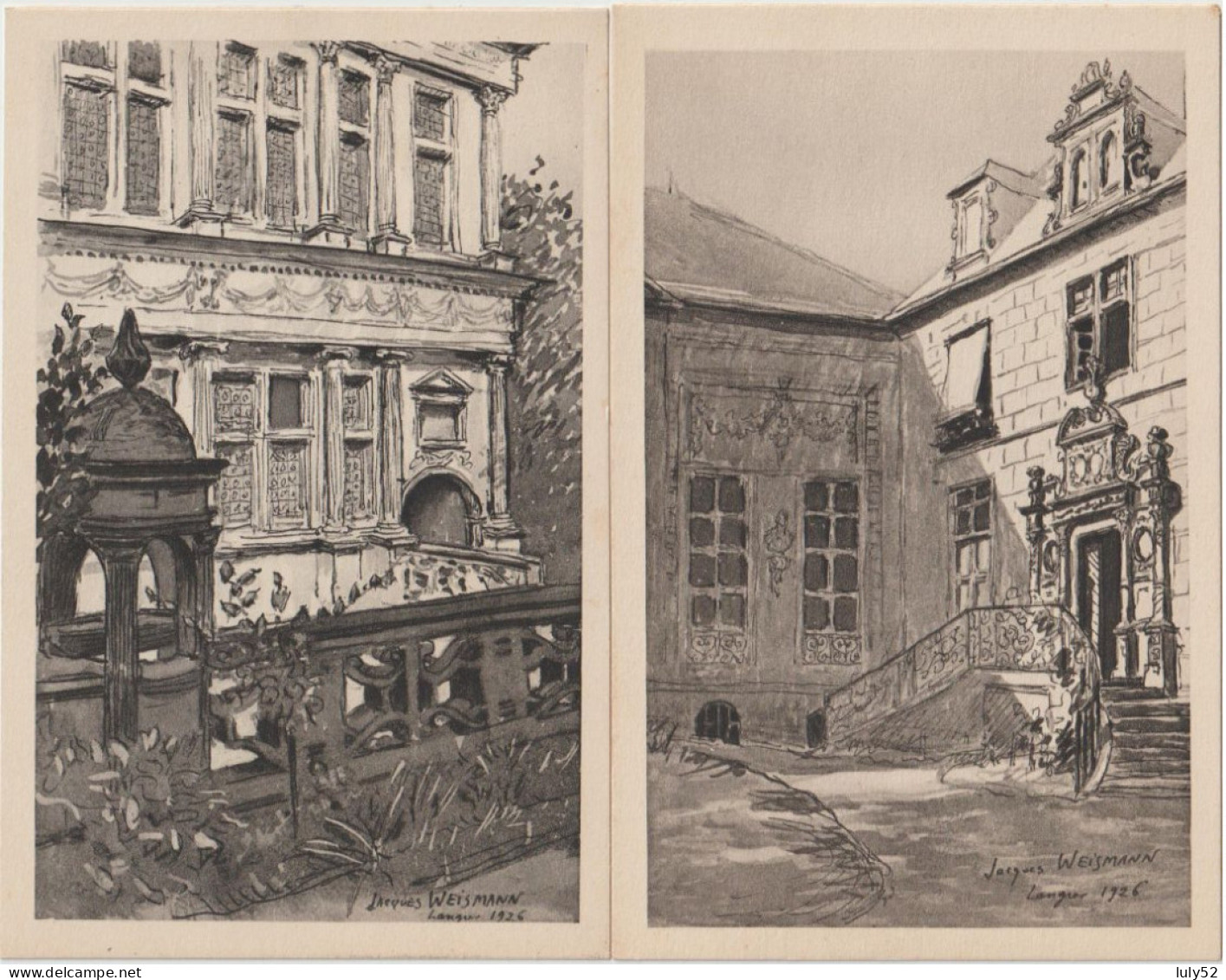 + Langres 2 Cartes - Langres