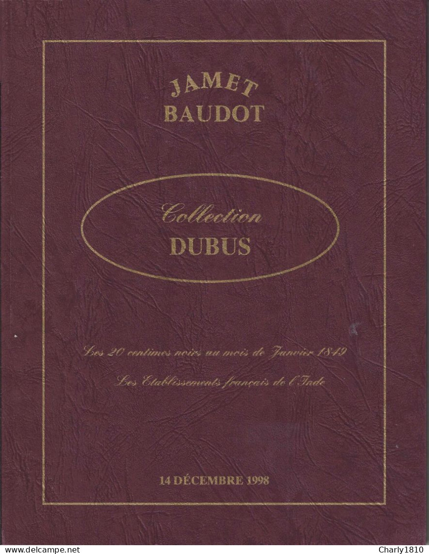 Jamet Baudot - Collection DUBUS - Catalogues For Auction Houses