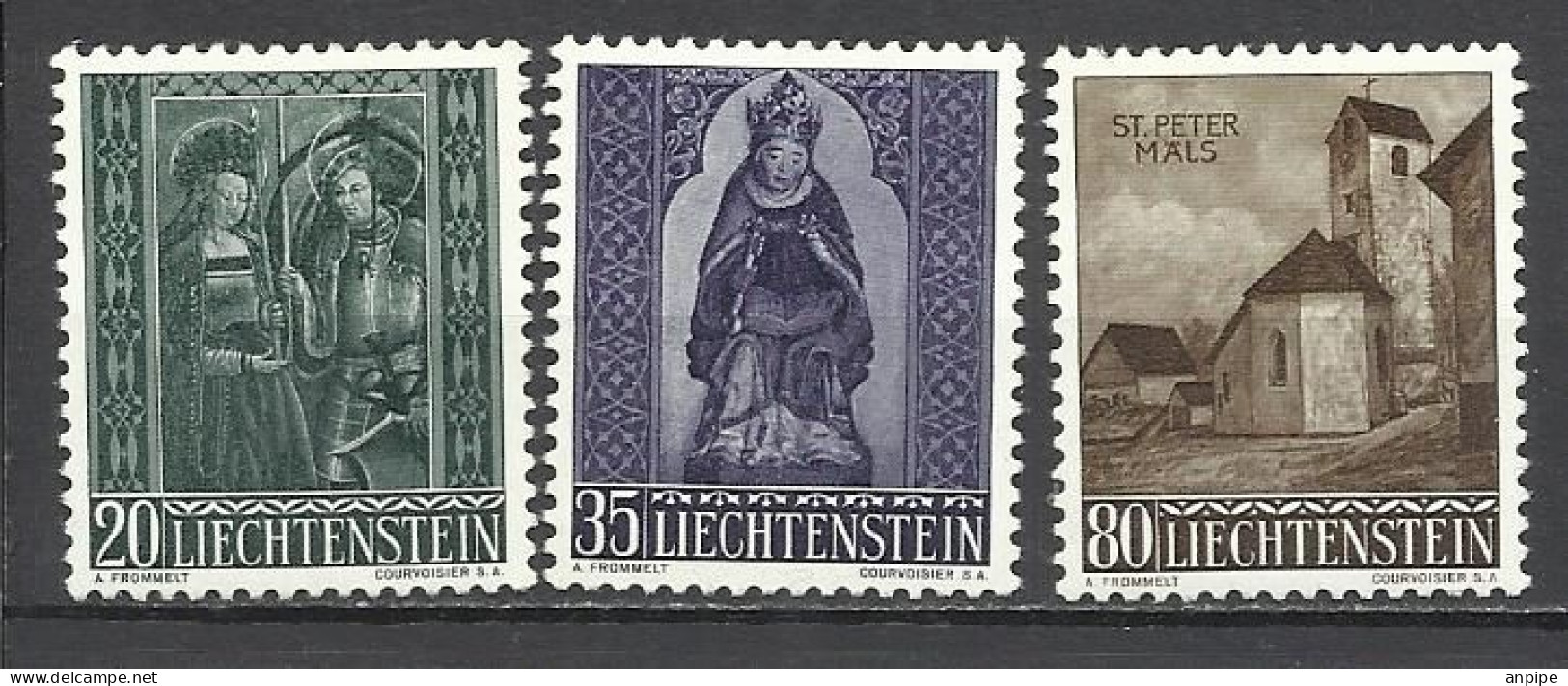 LIECHTENSTEIN, 1957-1958 - Neufs