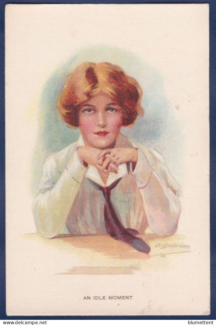CPA 1 Euro Glamour Illustrateur Femme Woman Non Circulé Prix De Départ 1 Euro - 1900-1949