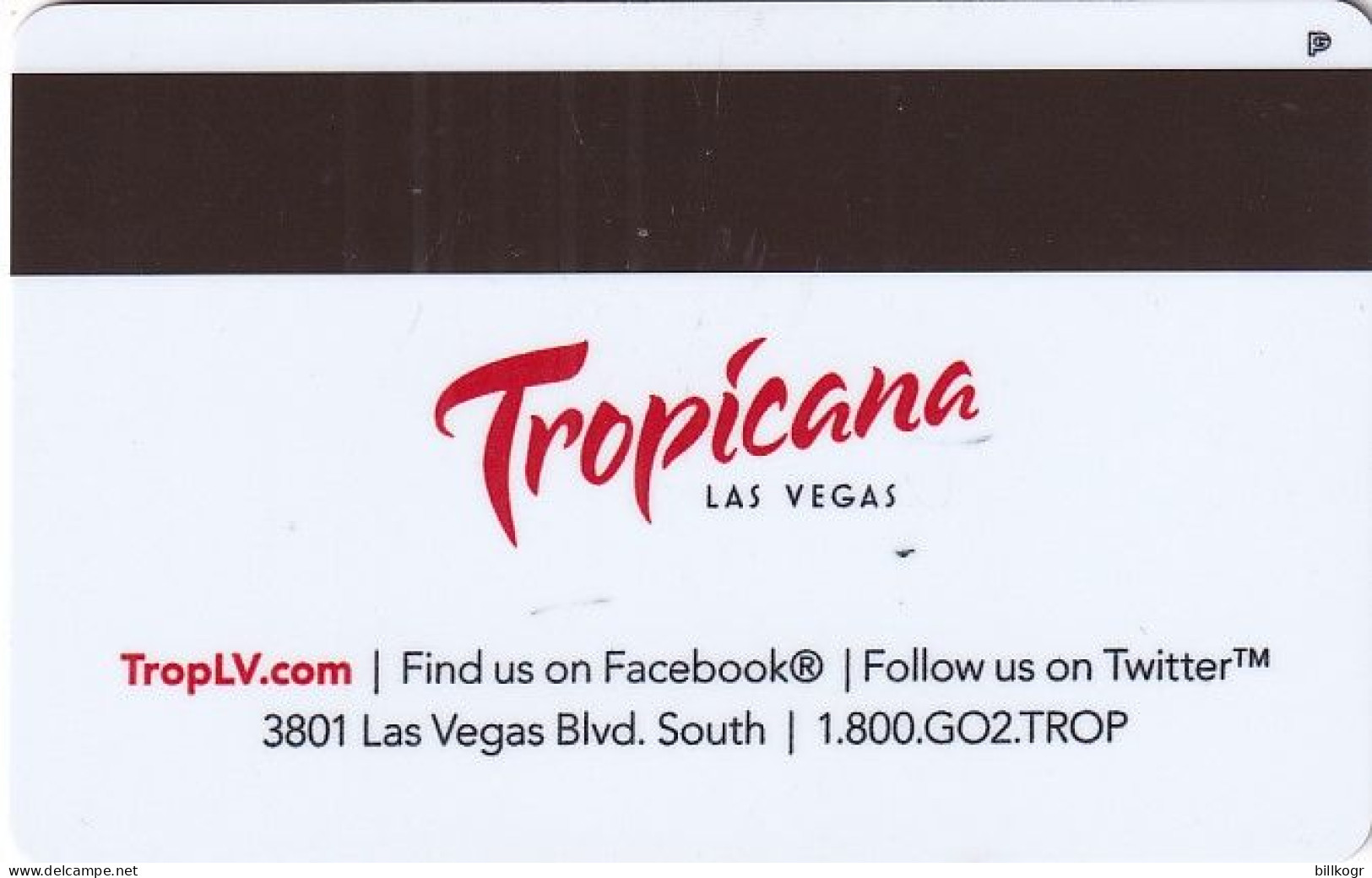 USA - Sky Beach Club, Tropicana(Las Vegas), Hotel Keycard, Used - Hotel Keycards