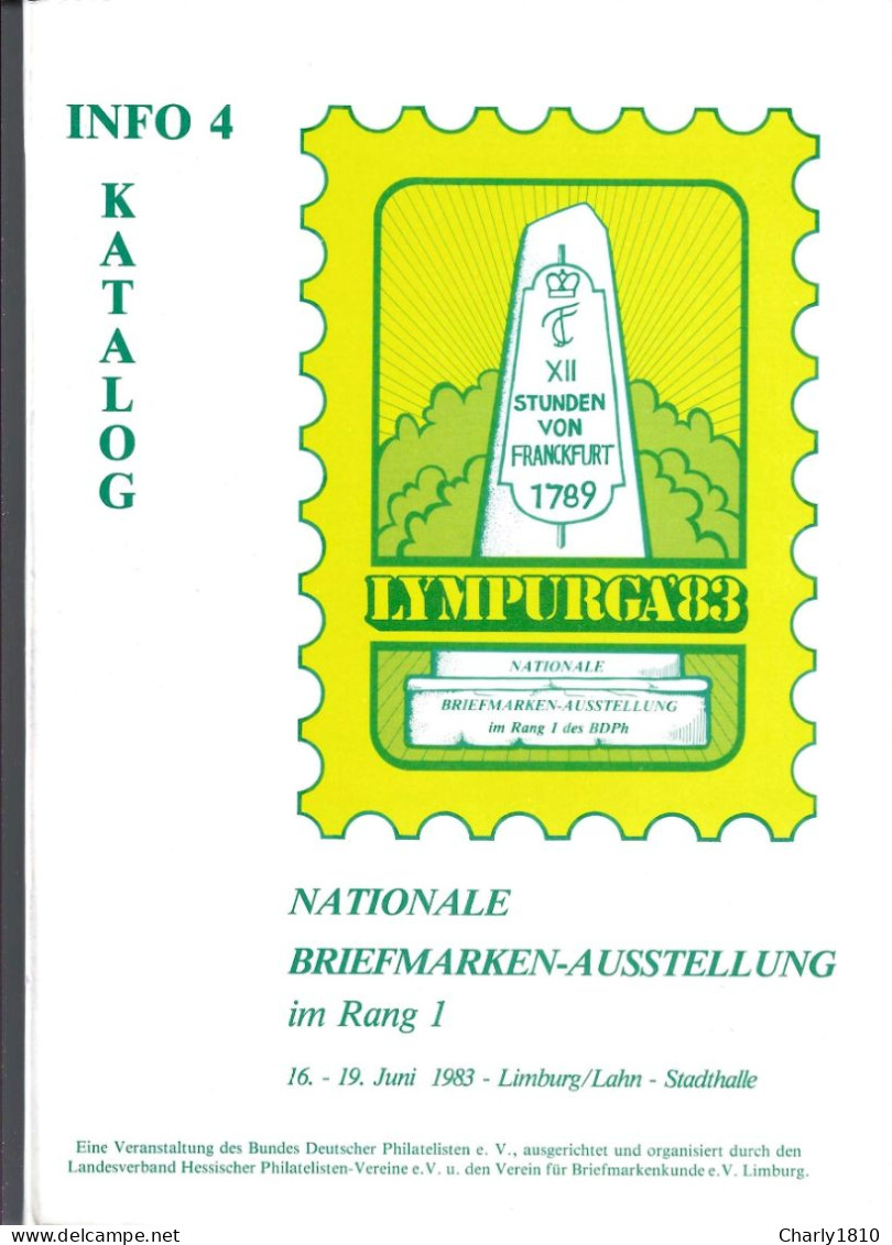 LIMBURGA 83 - Nationale Briefmarkenausstellung Im Rang I - Autres & Non Classés