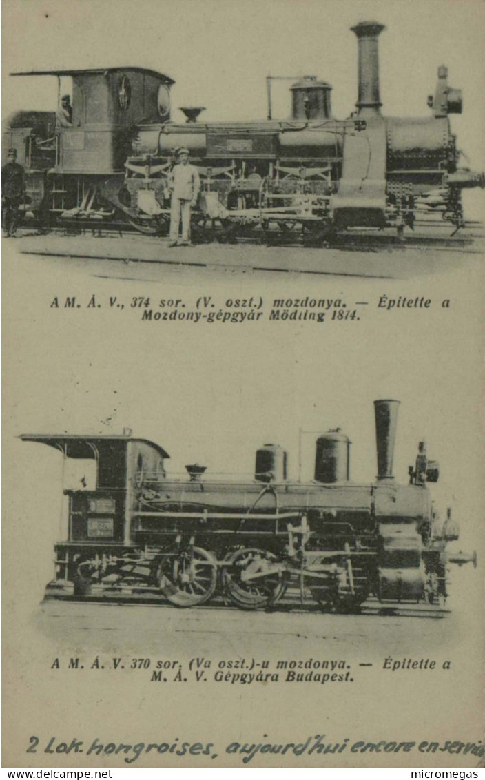 Hongrie - Locomotives à Identifier - Eisenbahnen