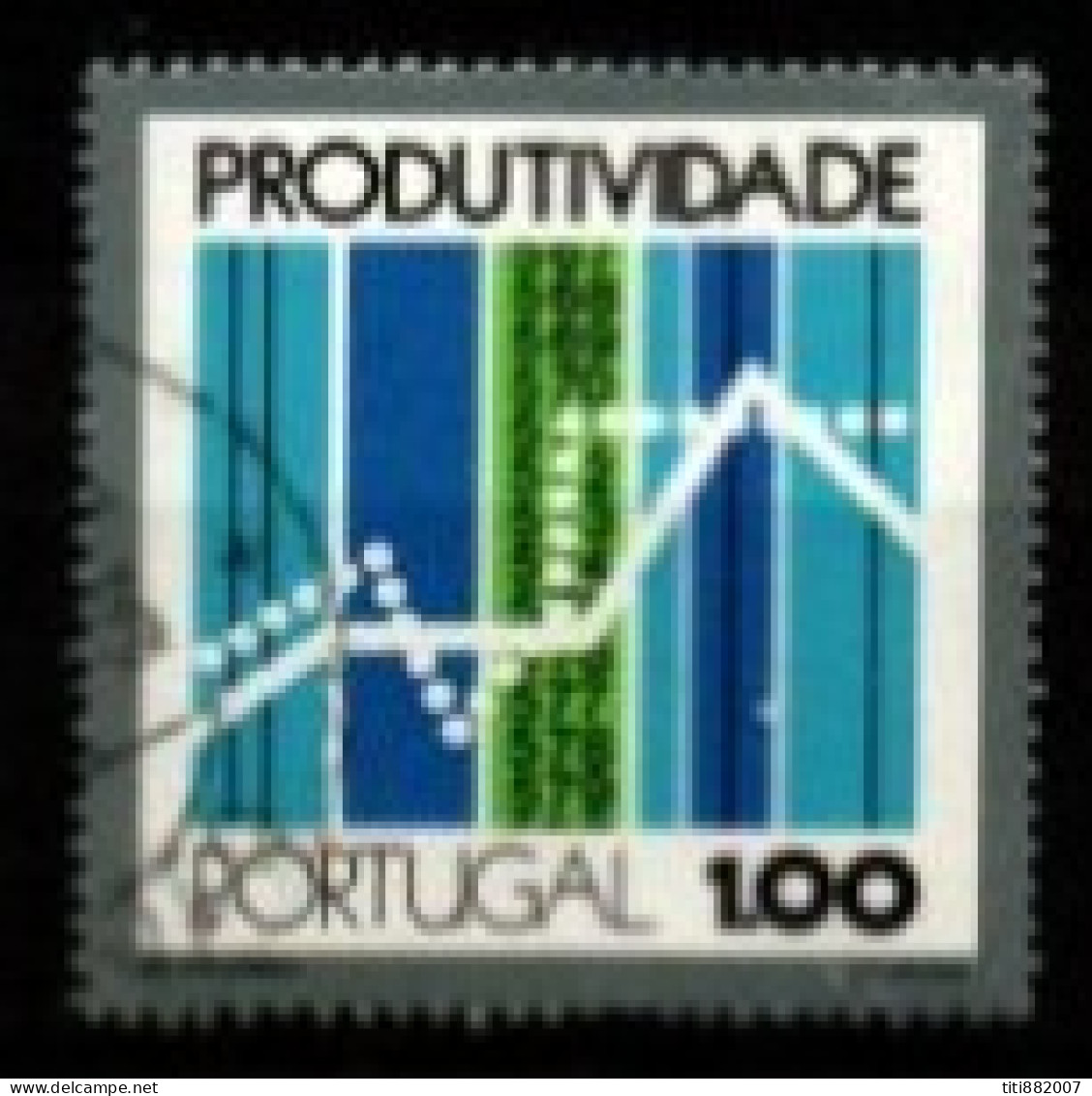 PORTUGAL    -   1973.    Y&T N° 1176 Oblitéré.  Statistiques - Oblitérés