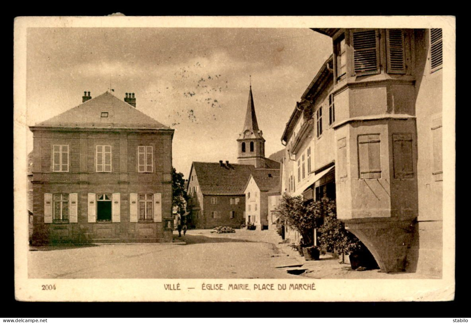 67 - VILLE - EGLISE ET PLACE DU MARCHE - Autres & Non Classés