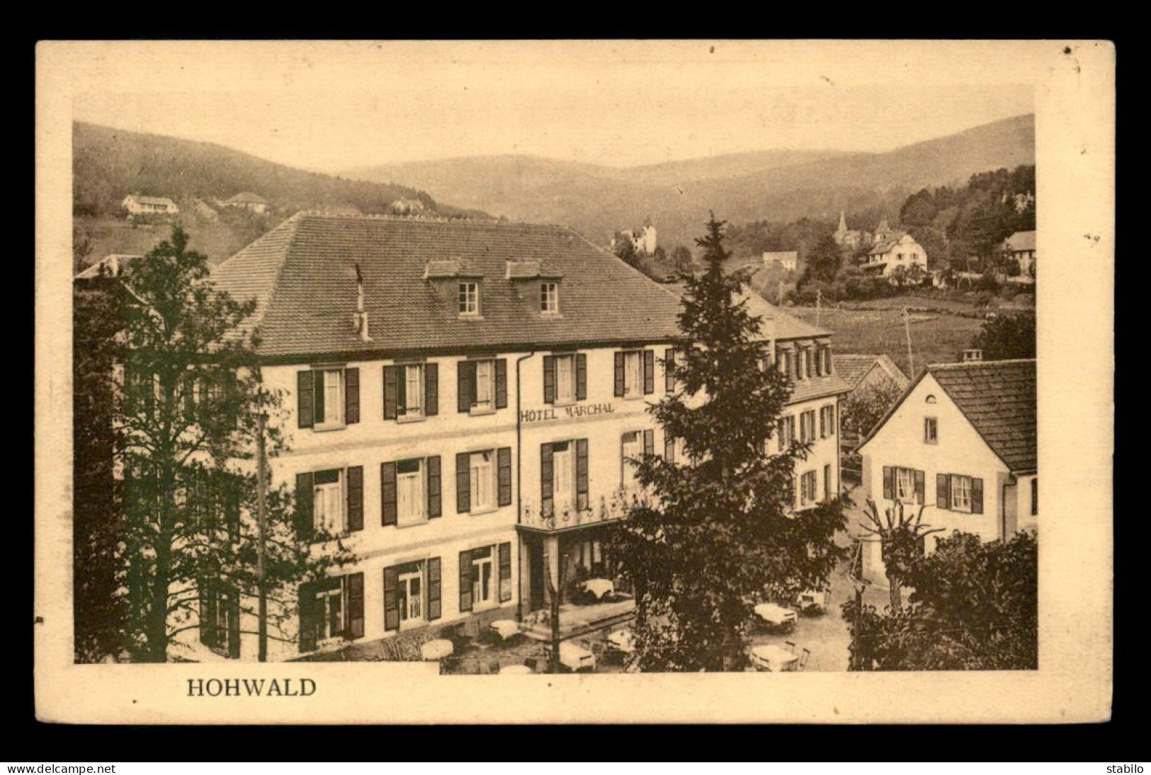 67 - HOHWALD - HOTEL MARCHAL - Autres & Non Classés