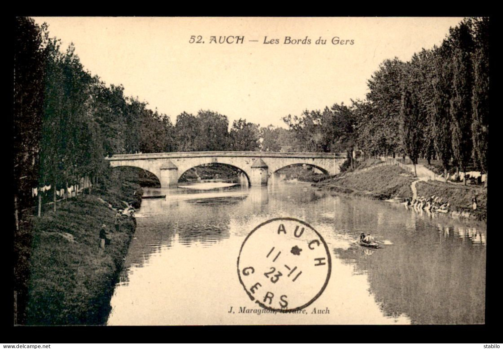 32 - AUCH - LES BORDS DU GERS - Auch