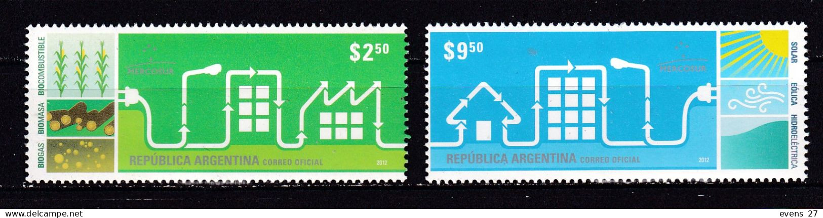 ARGENTINA-2012-RECYCLE ENERGY-MNH - Unused Stamps